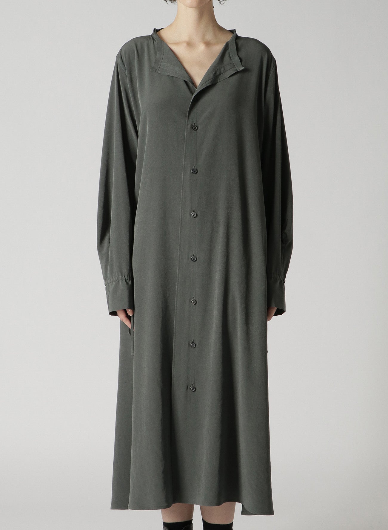 Stylish Collarless A-Line Dress for Women - Elegant & Comfortable Casual Wear for Parties, Work, and Everyday Outfits