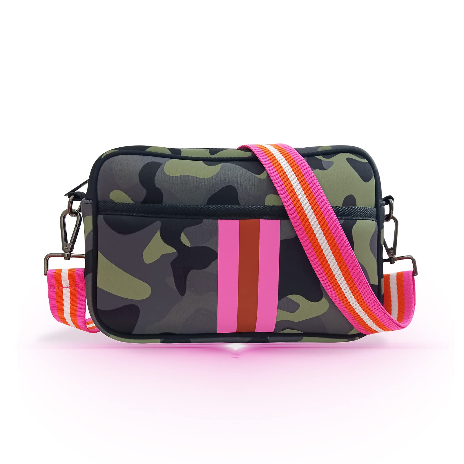 Neoprene Crossbody Bag for Women - Stylish Messenger Tote for Travel & Daily Use