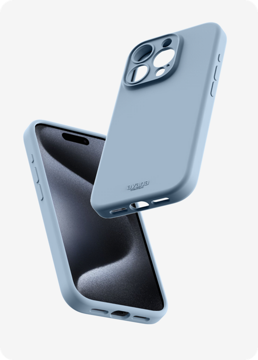 Magnetic Phone Case for iPhone 15 Pro - Blue MagSafe Compatible Protective Cover | Perfect for Work, Travel & Everyday Use
