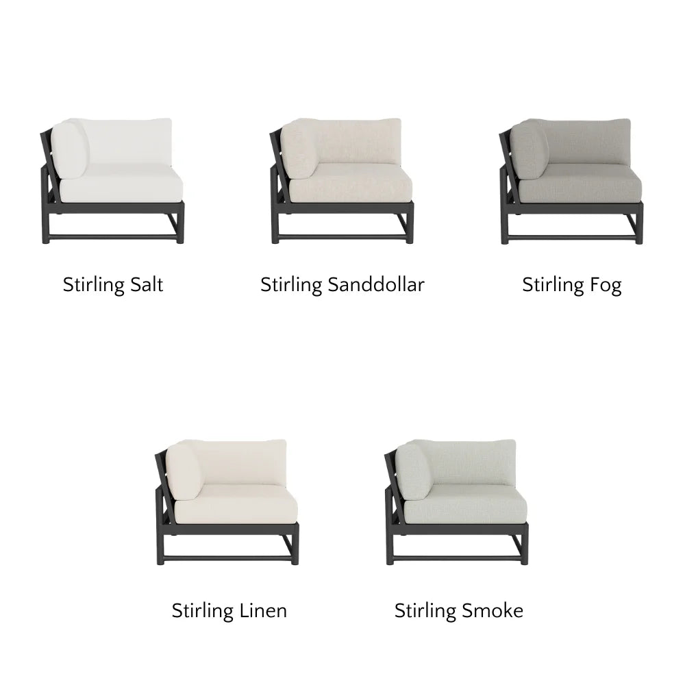Breeze XL Outdoor Corner Sectional Sofa - Waterproof Patio Furniture Set with Cushions for Backyard, Poolside & Garden Relaxation