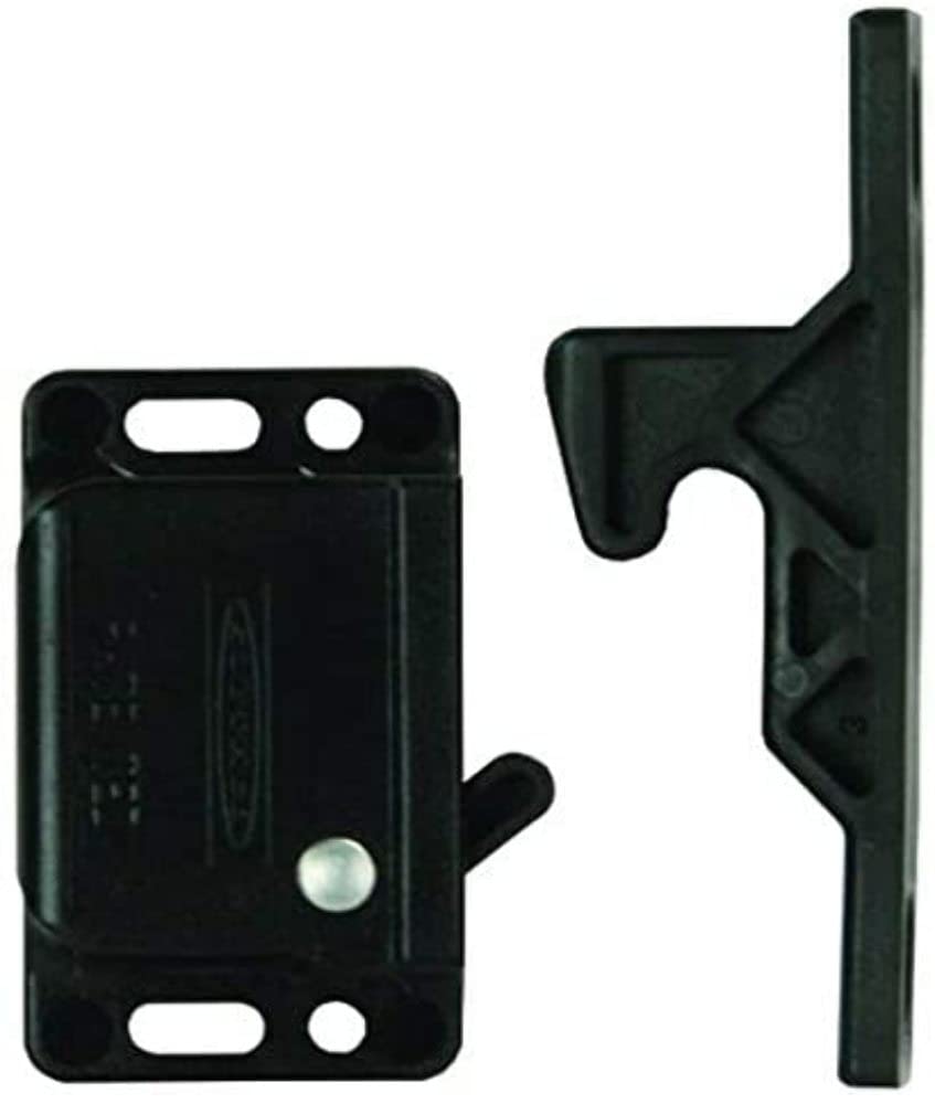 JR Products 70435 Cabinet Catch (6 Pack) - Heavy Duty Latch for Kitchen Cabinets, Toolboxes & RV Storage - Secure Drawer & Door Fastener