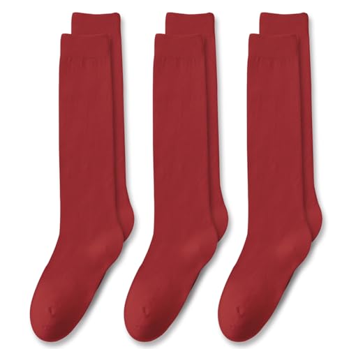 Plain Burgundy 3 Pack