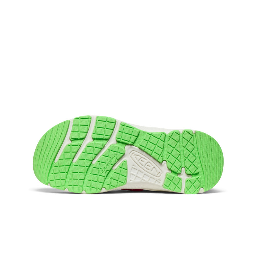 Motozoa Big Kids' Sneakers - Raspberry/Summer Green | Lightweight & Durable Shoes for Boys & Girls | Perfect for Running, School & Outdoor Play