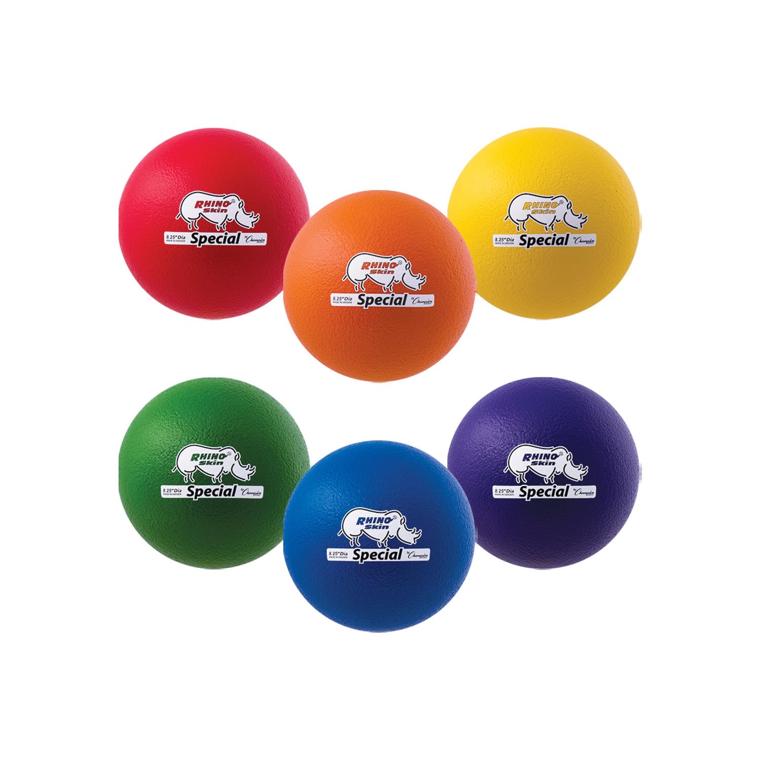 Champion Sports Rhino Skin Special Playground Ball - Durable Rubber Kickball for Kids, Gym Class & Outdoor Play - Perfect for School, Park & Recess Games