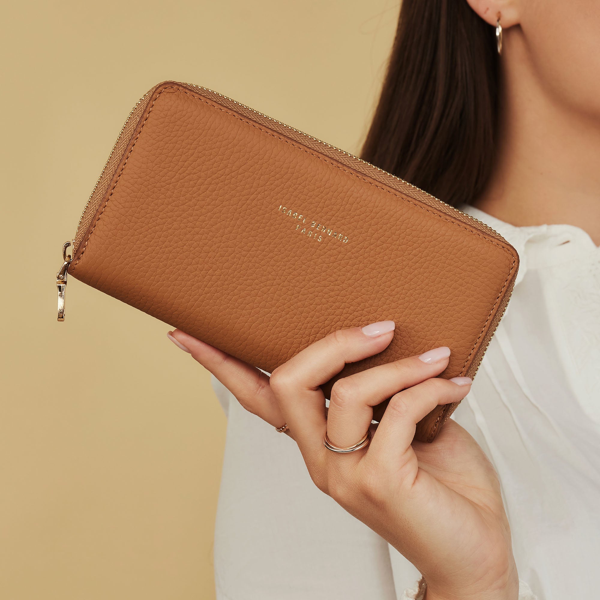 Isabel Genuine Calfskin Leather Handbag and Wallet Set for Women - Luxury Gift for Birthday, Anniversary & Travel Accessories