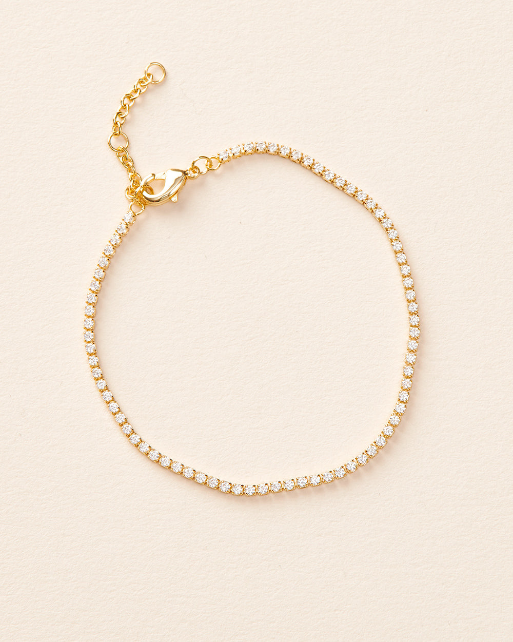 Minimalist Cubic Zirconia CZ Bracelet for Women - Elegant & Dainty Jewelry Gift for Birthday, Anniversary, Wedding & Everyday Wear