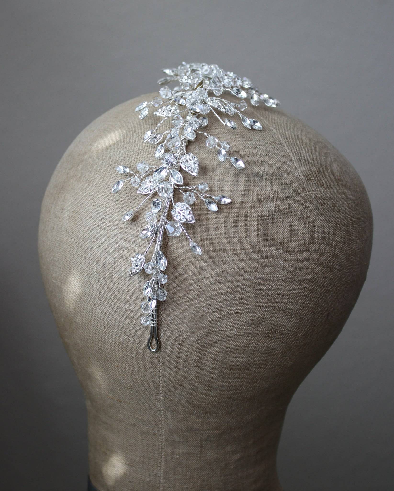 KEIRA Austrian Crystal Headband Tiara - Elegant Rhinestone Hair Accessory for Weddings, Prom & Special Occasions