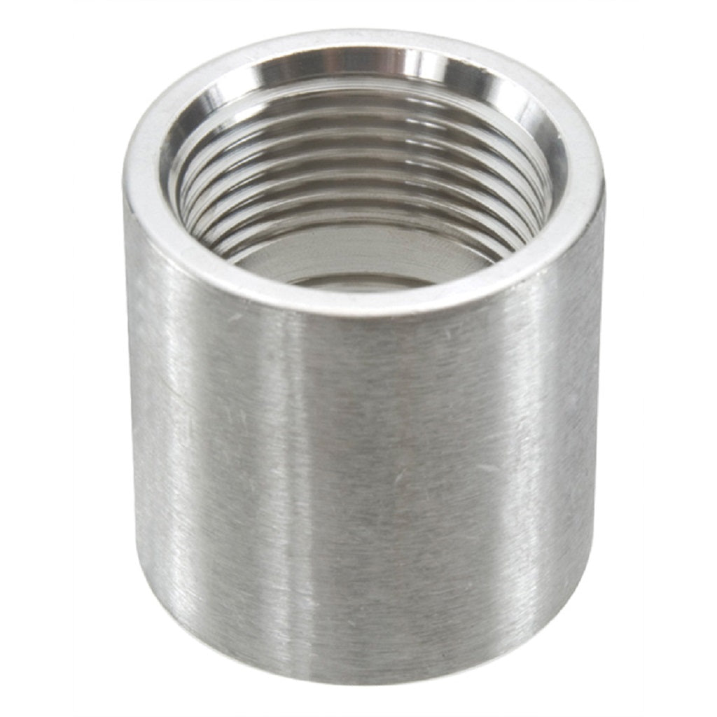 Stainless Steel Female NPT Pipe Coupling - Schedule 40 Threaded Fitting for Plumbing, Hydraulic & Industrial Applications