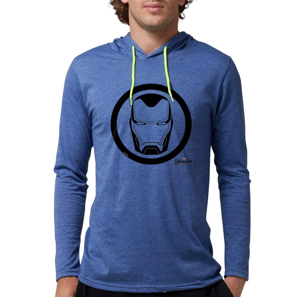 Iron Man Logo Men's Hooded Sweatshirt - Marvel Superhero Graphic Pullover for Casual Wear & Gifts