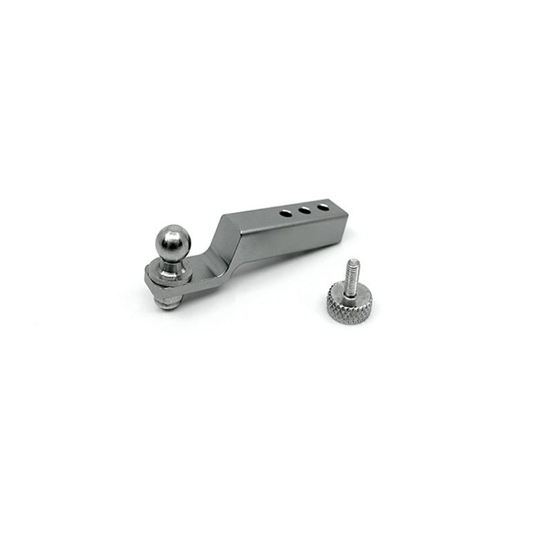 1/6 Scale RC CAPO SIXER1 Crawler Trailer - Metal Front Bumper, Engine Pulley System, Motor & Multifunction Tire Rack Accessories for Off-Road Adventure & Rock Crawling