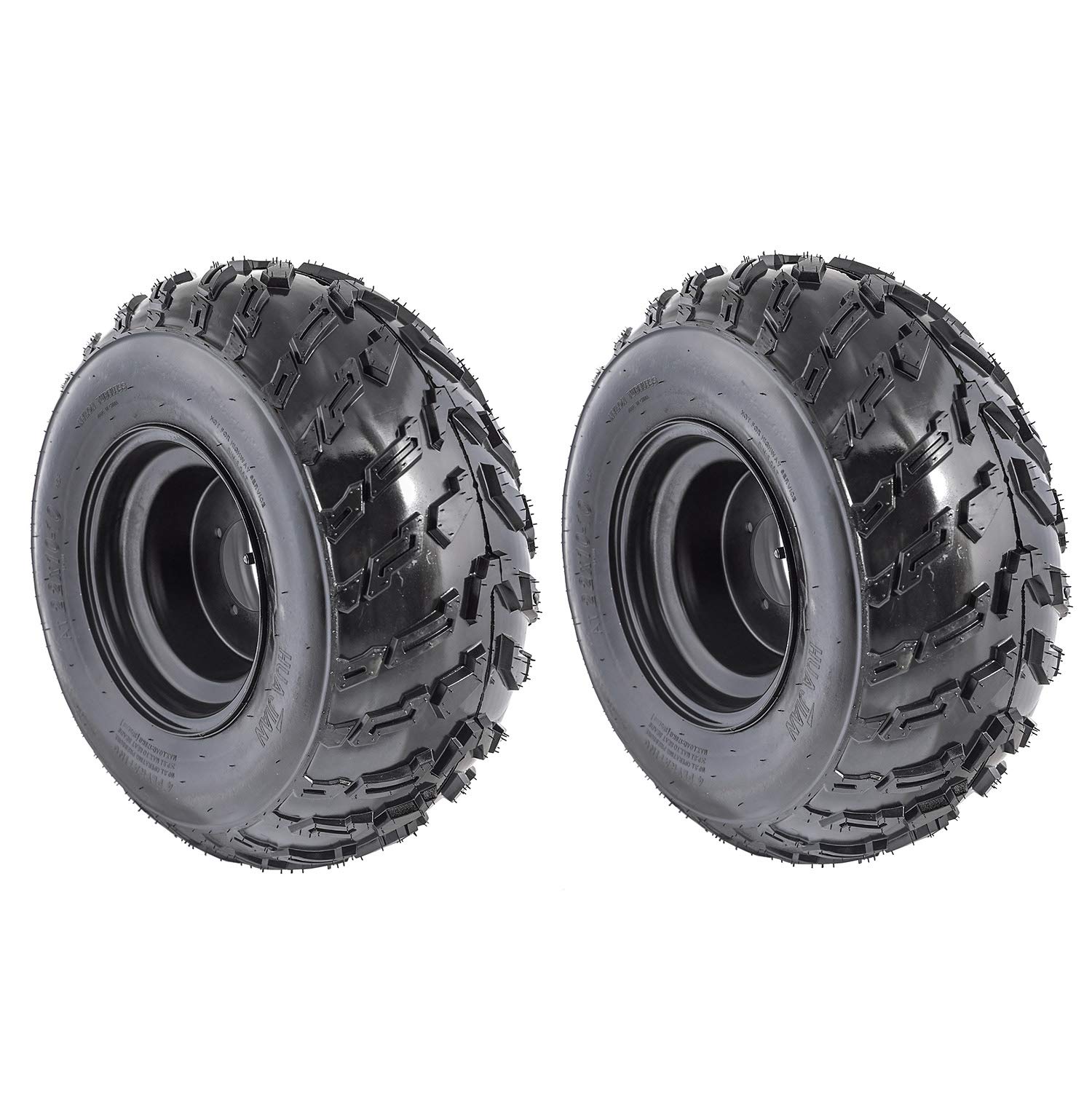 22x10-10 ATV Tires with Rims - Tubeless Tires for Go Kart, UTV & Quad Bike | Off-Roading, Trail Riding & Mud Racing