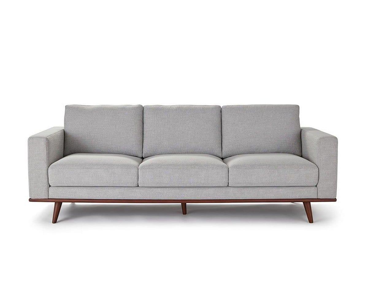 Olwyn Sofa - Modern Comfortable Sectional Couch for Living Room, Lounge & Family Room - Soft Fabric Upholstery with Sturdy Wooden Frame - Perfect for Relaxing, Entertaining & Small Spaces