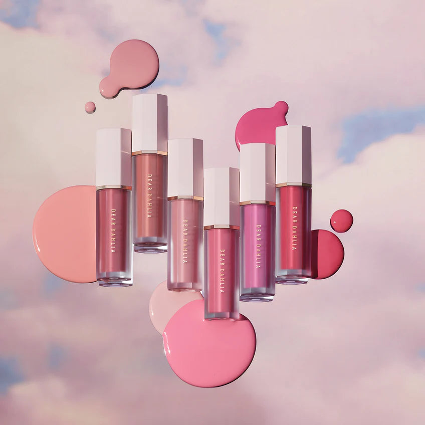 DEAR DAHLIA Petal Drop Liquid Blush 4g - Long-Lasting Creamy Blush for Natural Flush | Vegan & Cruelty-Free Makeup | Perfect for Everyday Wear & Special Occasions