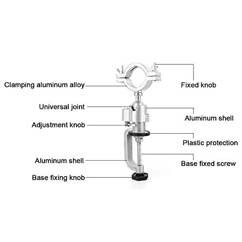 Premium Aluminum Alloy Electric Drill Stand - Heavy Duty Bench Vise Clamp & Grinder Holder for DIY Projects, Woodworking, Metalworking & Home Repairs
