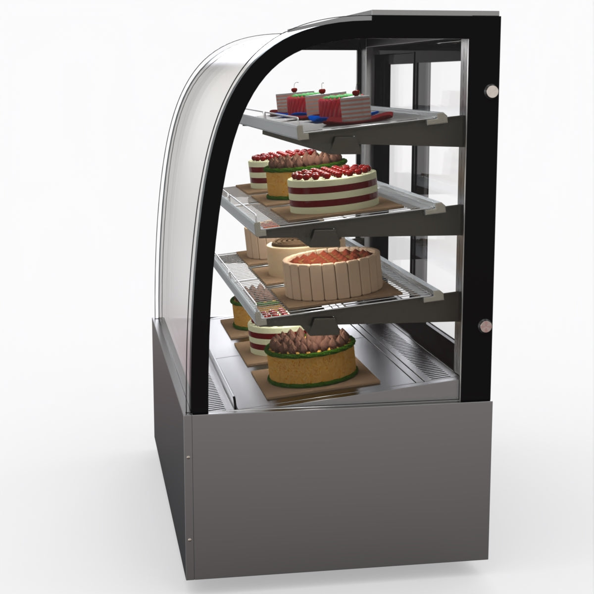 Bonvue SL840 Commercial Refrigerated Display Case - Perfect for Delis, Bakeries & Cafes to Showcase Fresh Food