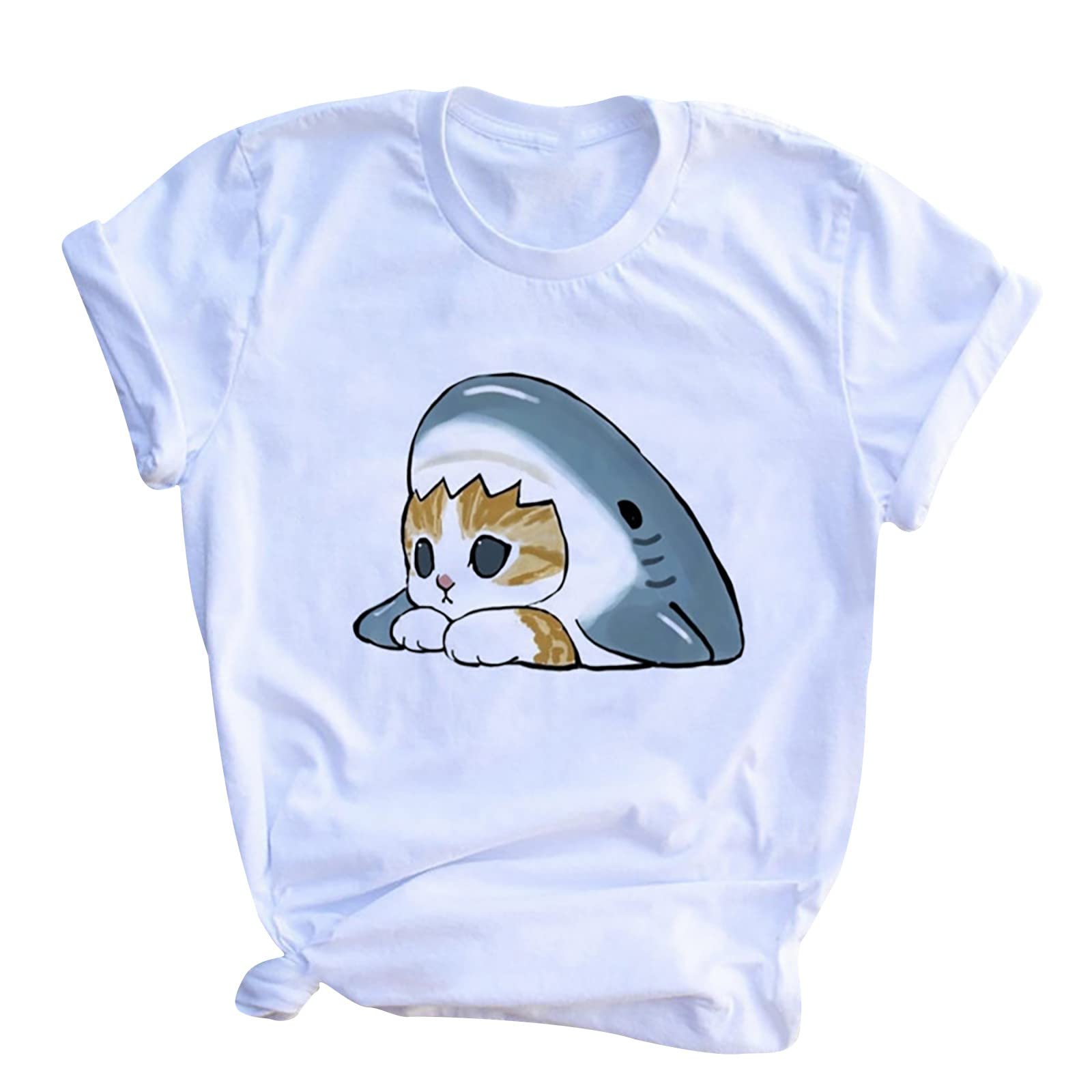 Best Friend Matching Shirts - Funny Graphic Printed Women's Casual Short Sleeve Tee Tops - Perfect Gift for Birthday Parties & Girls' Night Out