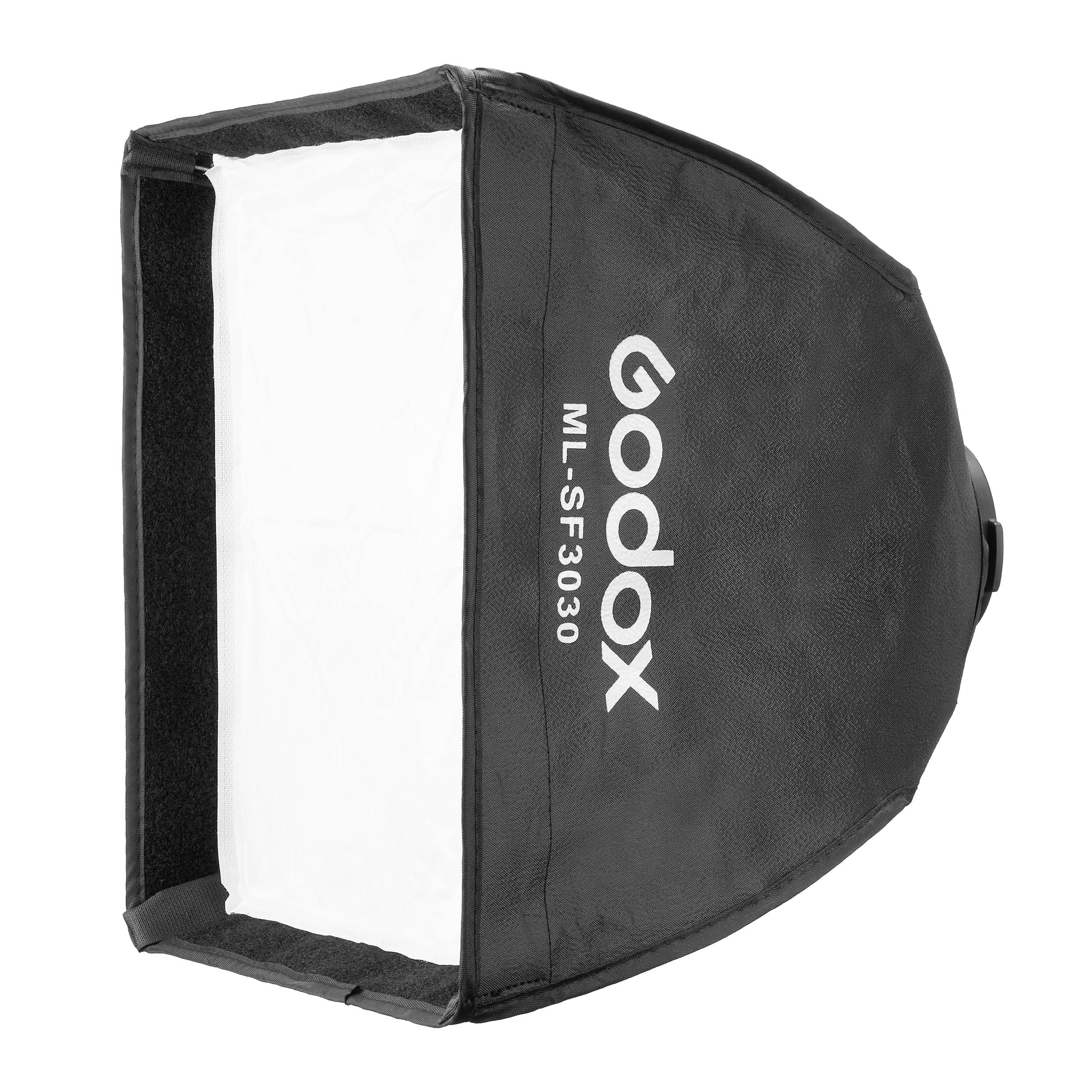 Godox ML SF3030 30x30cm Rectangle Softbox for Studio Photography - Perfect for Portraits, Product Shots & YouTube Lighting