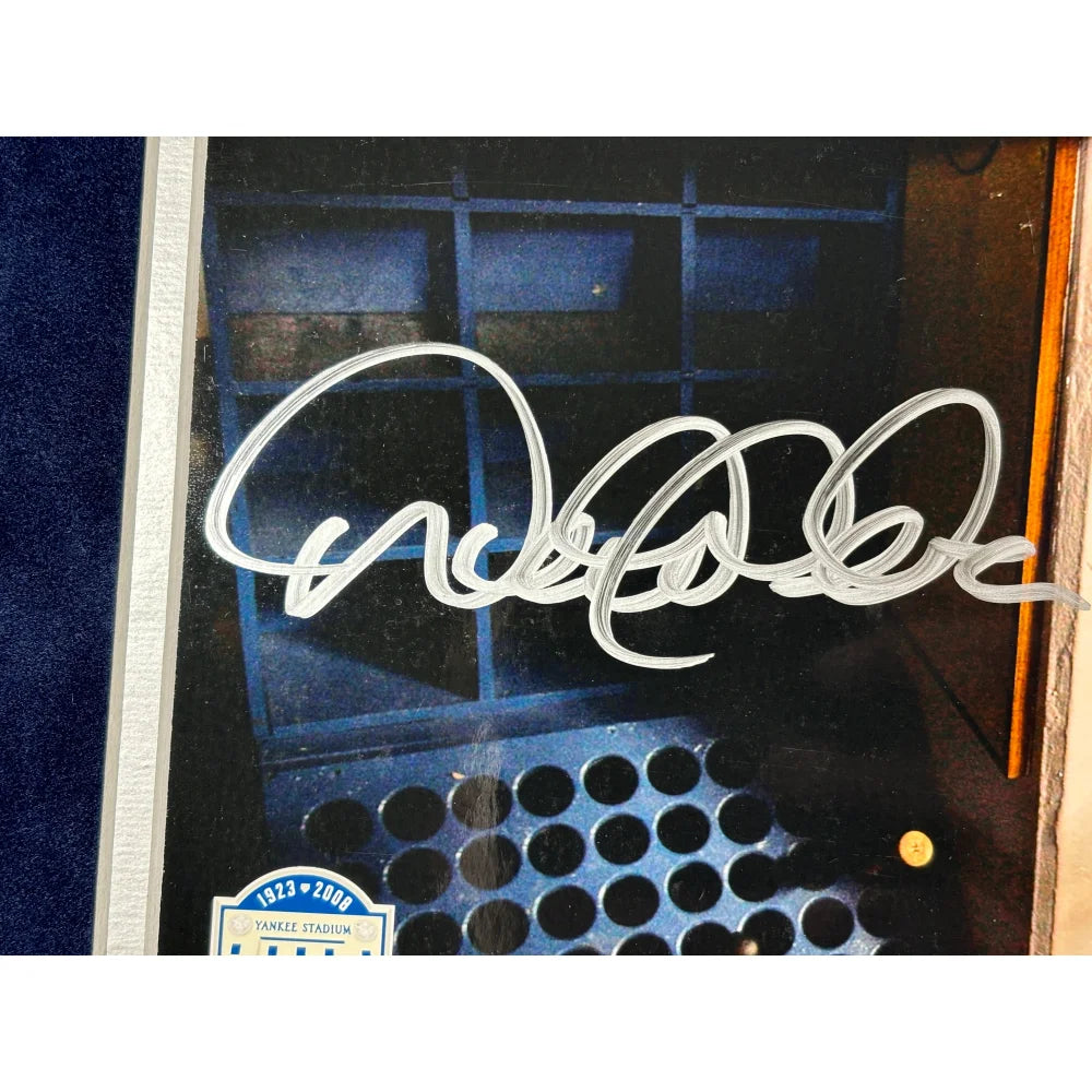 Derek Jeter Autographed New York Yankees 8x10 Photo Collage Framed with MLB COA - Signed Steiner NY - Perfect for Yankees Fans, Sports Memorabilia Collectors & Man Cave Decor
