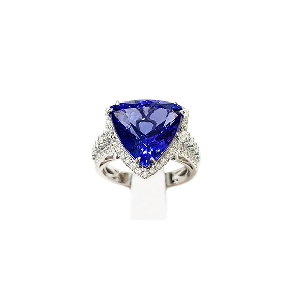 14K White Gold Tanzanite Ring for Women - Elegant Tanzanite Gemstone Jewelry for Engagement, Wedding & Anniversary Gifts