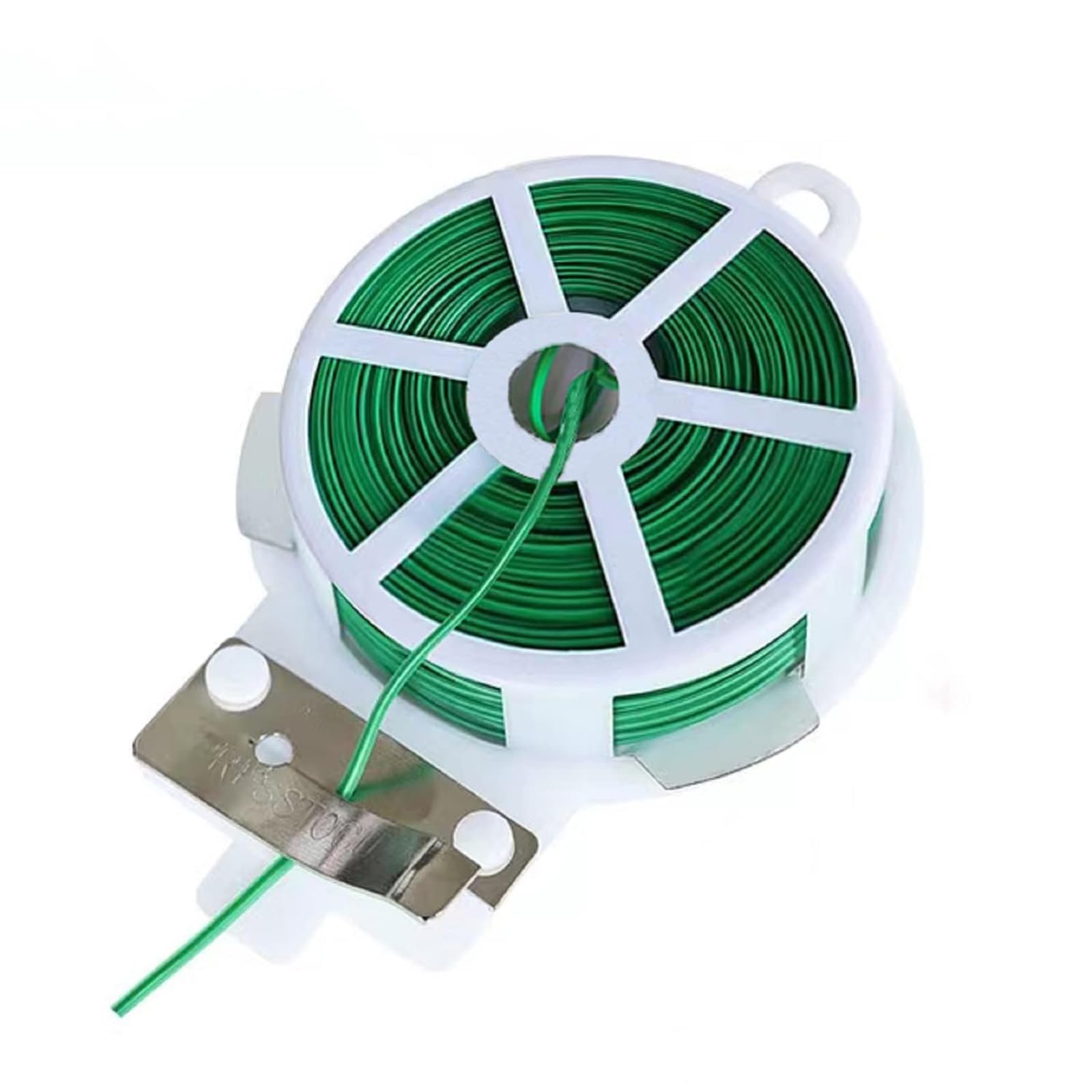100m (328 Feet) Green Reusable Twist Ties for Plants with Cutter - Garden Plant Ties for Tomatoes, Flowers & Climbing Plants | Perfect for Gardening, Vine Support & Plant Training