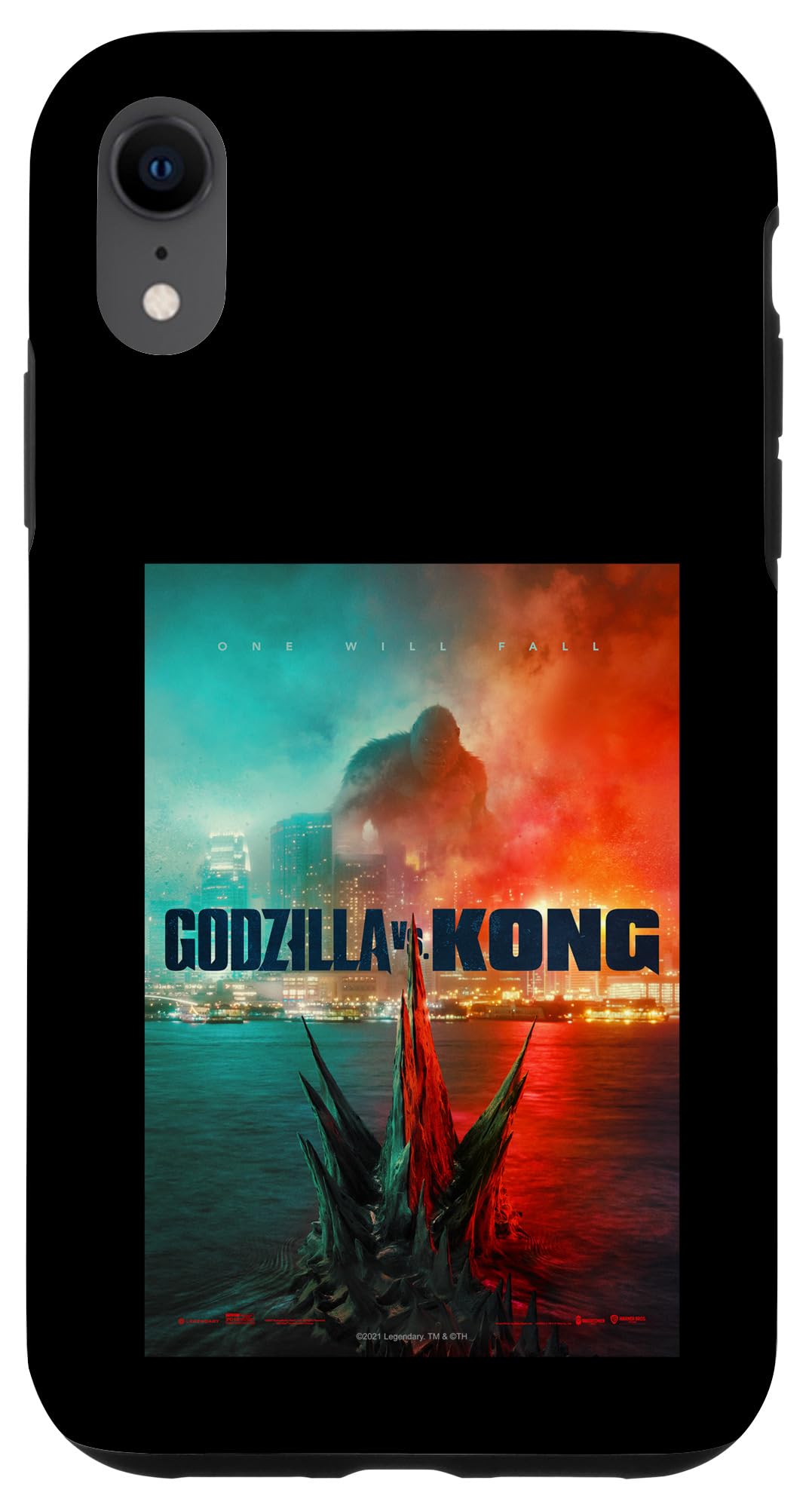 iPhone XR Case - Godzilla vs Kong Official Poster Design - Durable Protective Cover for iPhone XR - Perfect for Movie Fans & Pop Culture Enthusiasts