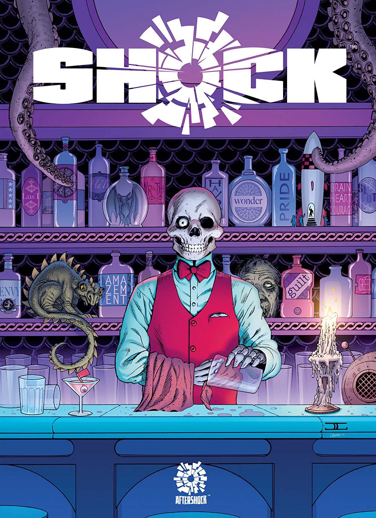 AFTERSHOCK SHOCK HC VOL 01 (09/06/2023) Graphic Novel - AFTERSHOCK COMICS | Superhero Action, Sci-Fi Adventure | Perfect for Comic Collectors & Fans of Dark Fantasy Stories