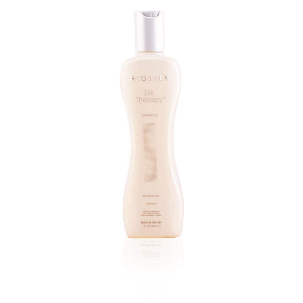 Biosilk Silk Therapy Shampoo - 2.26 oz Travel Size for Men & Women - Sulfate Free Hair Care for Smooth & Shiny Hair - Perfect for Gym, Travel & Daily Use