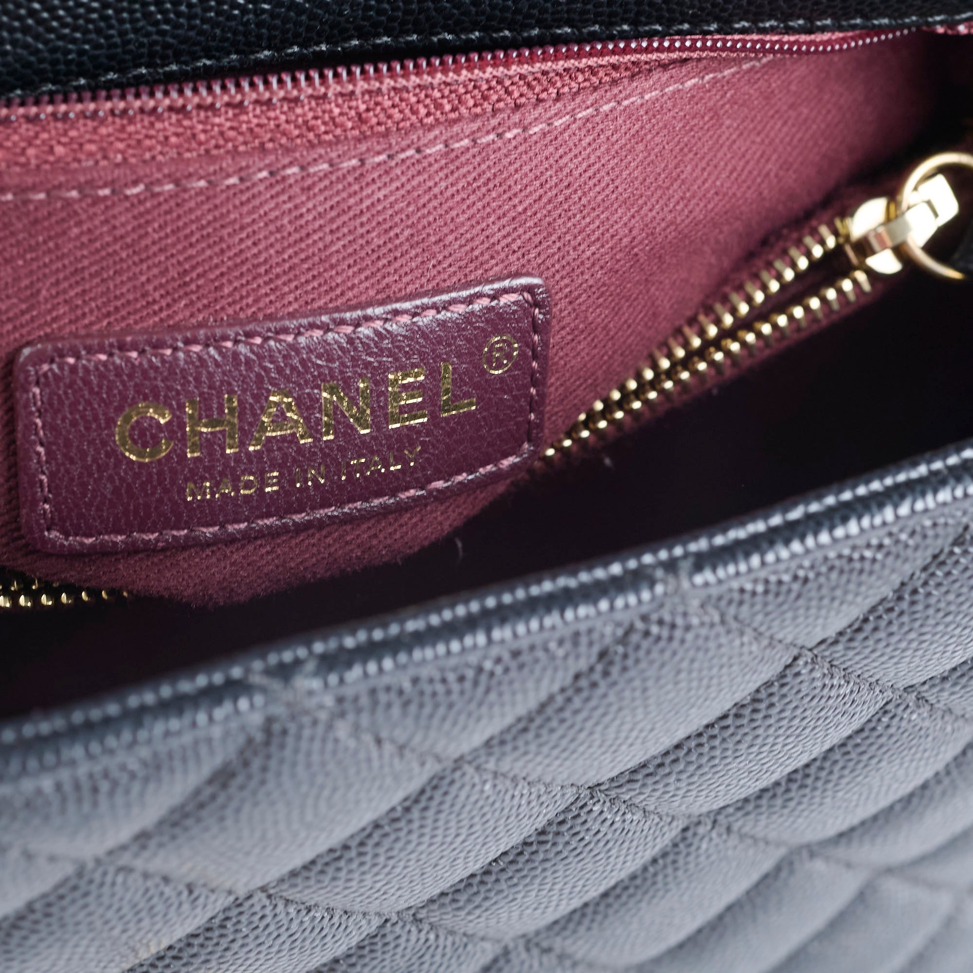 Chanel Medium COCO Handle Bag in Black Caviar Leather - Perfect for Work, Evening Events & Luxury Fashion Accessories