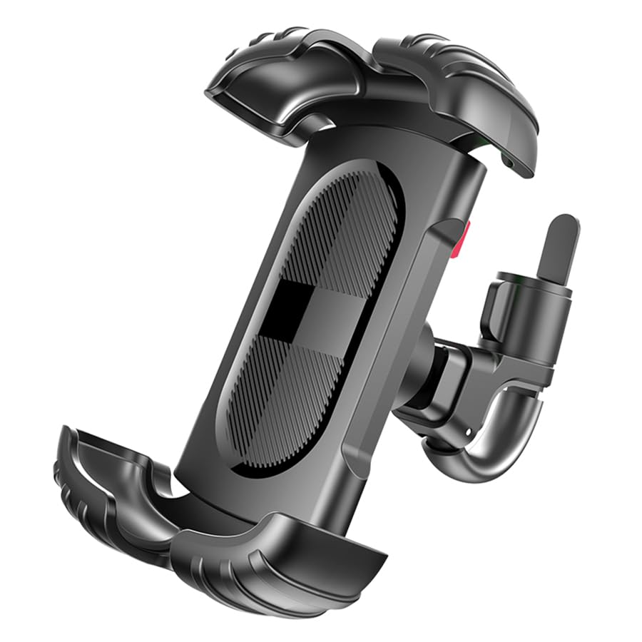 Universal Bike & Motorcycle Phone Mount - Adjustable Handlebar Phone Holder for iPhone 11/12/13/14 & Android Phones 4.7