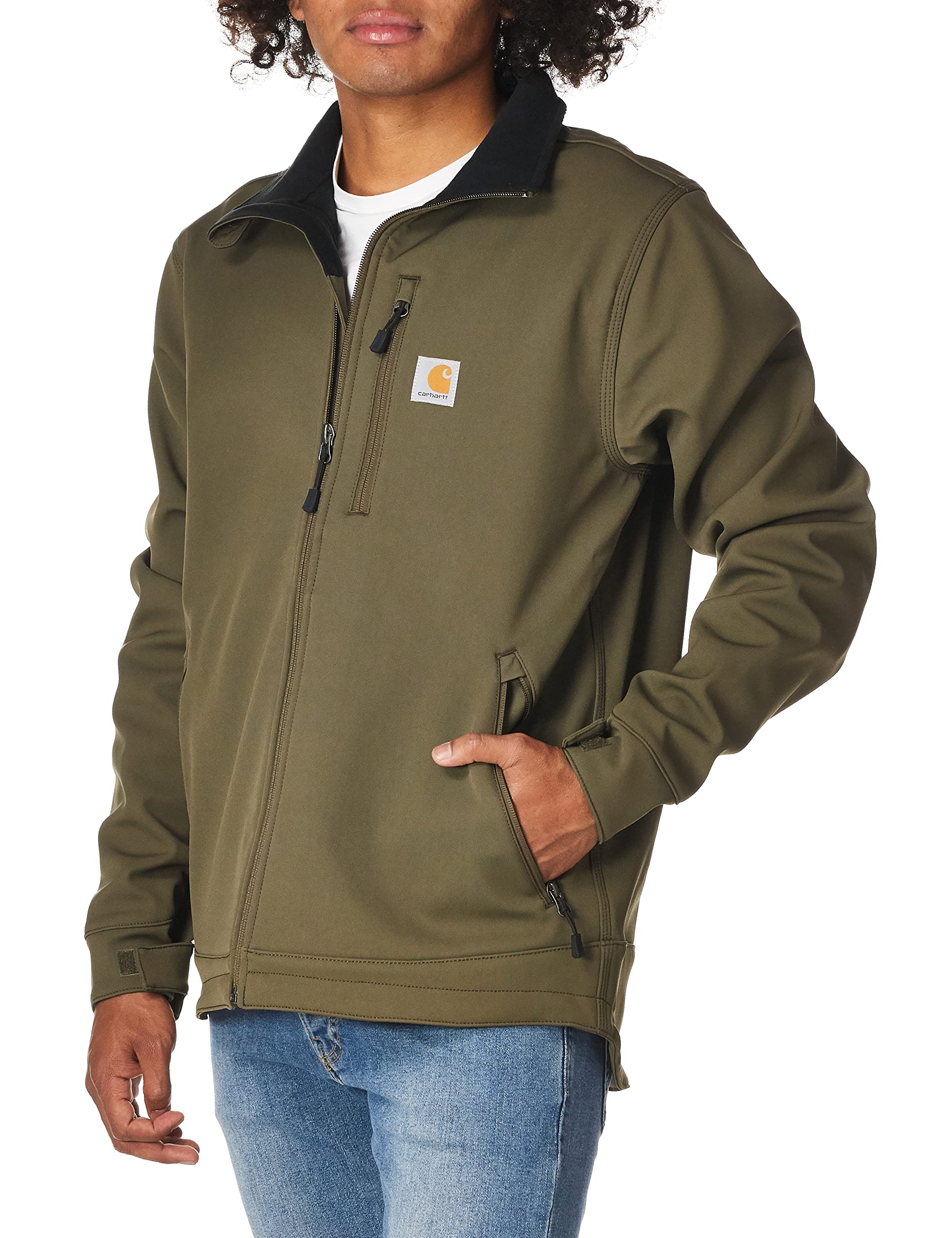 Carhartt Men's Crowley Jacket - Durable Work Jacket for Outdoor & Construction (Regular, Big & Tall Sizes) | Ideal for Cold Weather Work, Hunting & Casual Wear