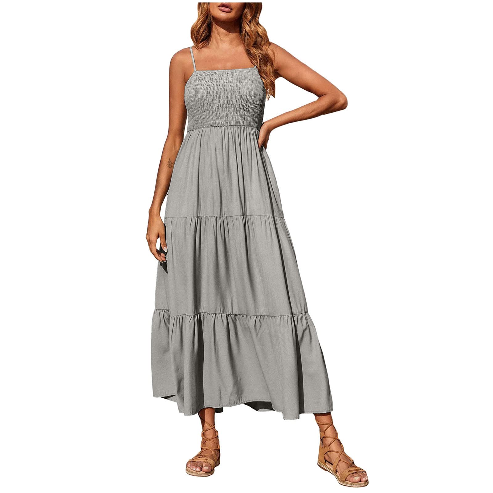 Oelaio Women's Casual Summer Dresses with Shorts - Plus Size Evening & Wedding Dresses for Bride - Perfect for Beach Outings, Date Nights & Bridal Events