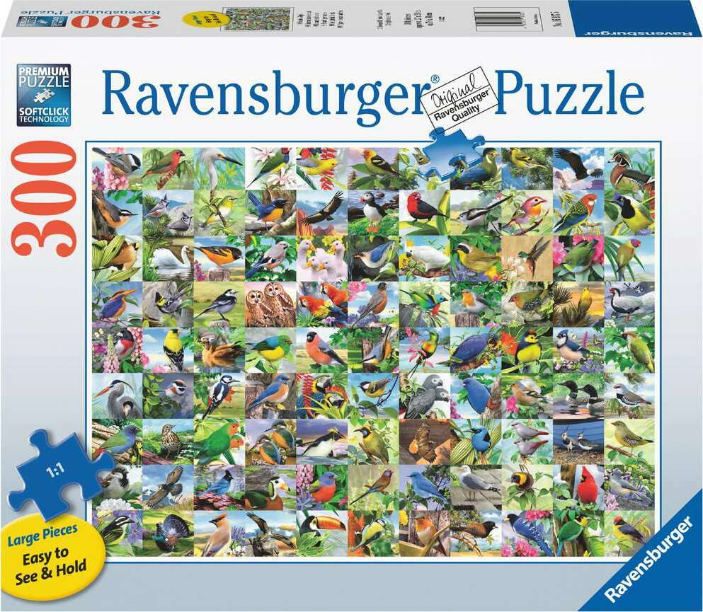300-Piece Delightful Birds Puzzle - Colorful Jigsaw Puzzle for Adults & Kids, Perfect for Family Game Night & Relaxation