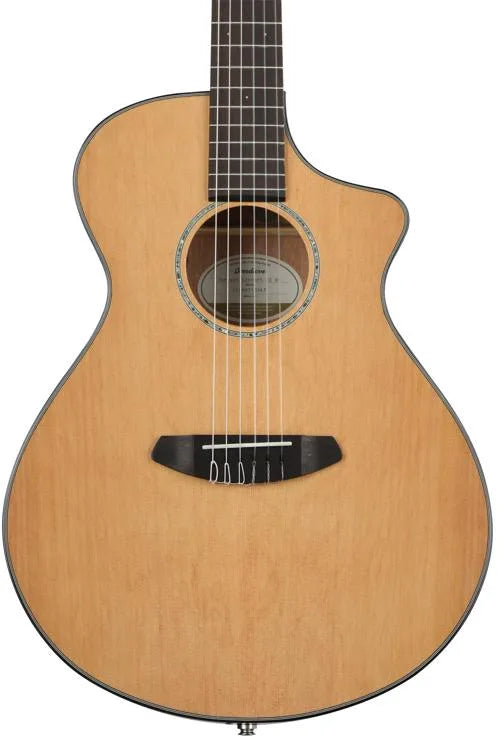 Breedlove Pursuit Concert Nylon CE Acoustic Guitar with Red Cedar Top & Mahogany Back/Sides - Perfect for Live Performances, Studio Recording & Home Practice