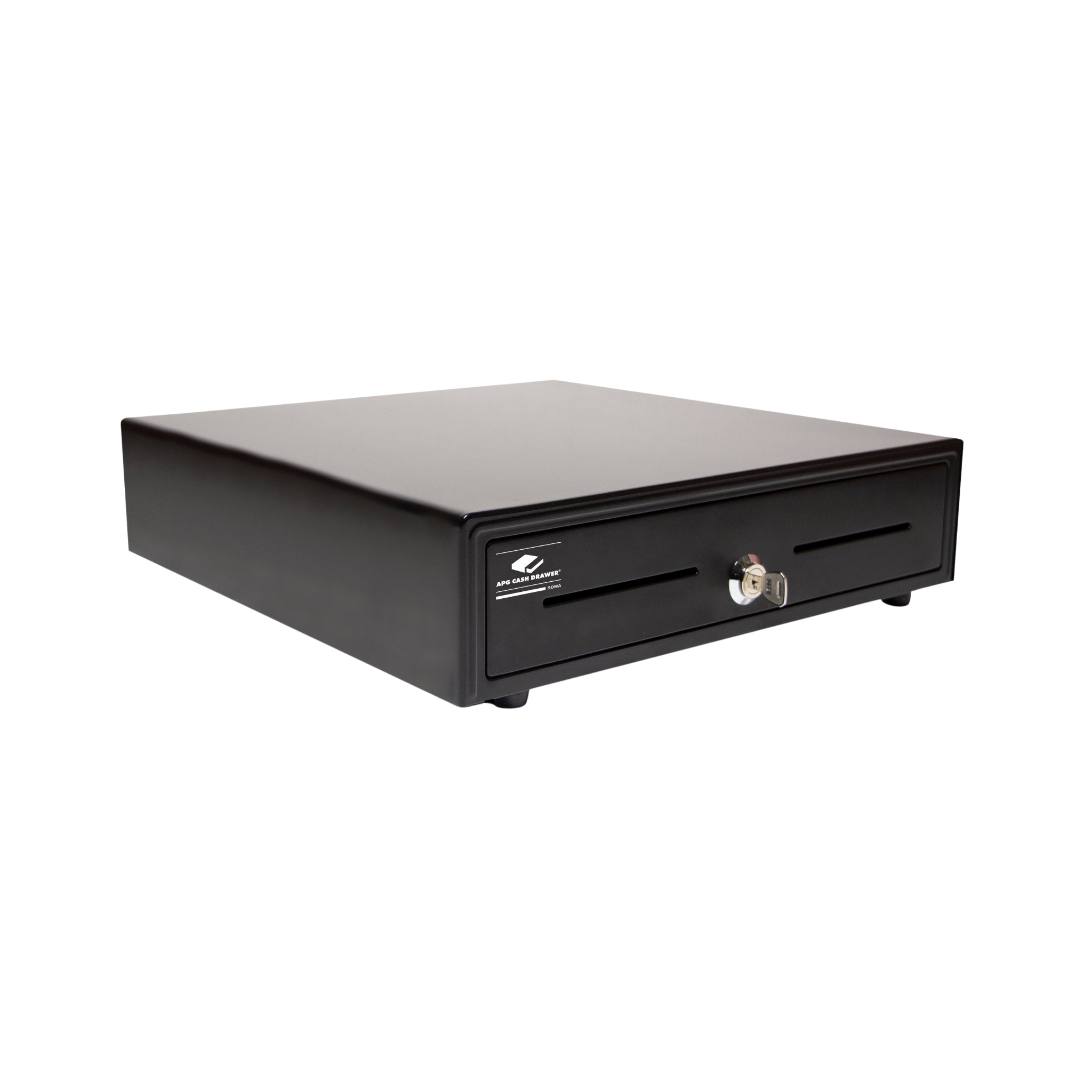 APG Arlo 16 Cash Drawer with MultiPRO Interface Cable - Secure Cash Management for Retail Stores, Restaurants & POS Systems (16 Bill Compartments)