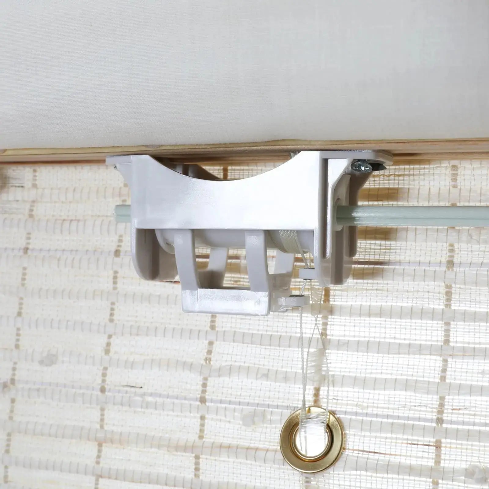 Rae Natural Ramie Woven Wood Window Shades in Mustard - Eco-Friendly Bamboo Blinds for Living Room, Bedroom & Office