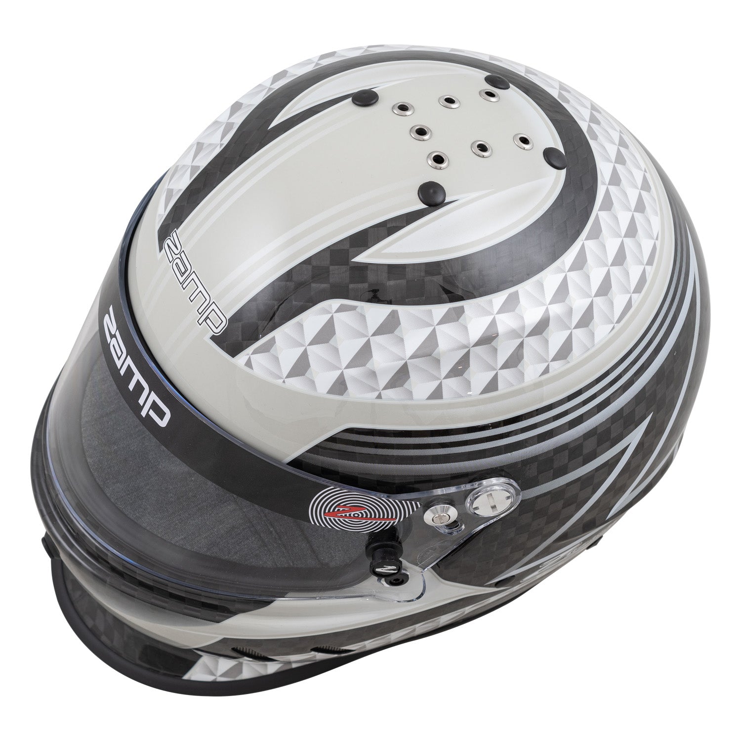Zamp RZ 65D Graphic Carbon Fiber Dirt Bike Helmet - SA2020 Certified, Lightweight Motocross Racing Helmet for Off-Road & MX Riding - Perfect for Trail, Track & Competition Use