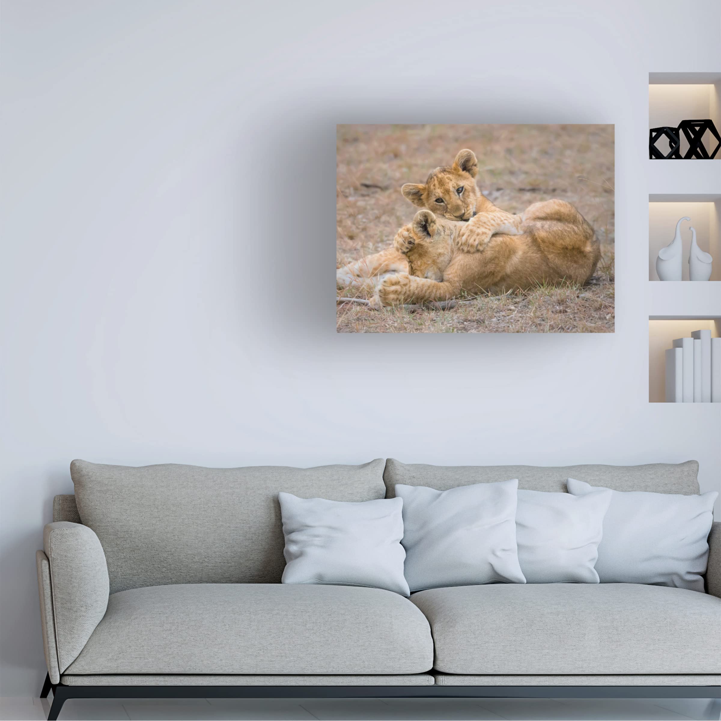 Trademark Fine Art 'The Love' Canvas Wall Art by Young Feng - Romantic Home Decor for Living Room & Bedroom