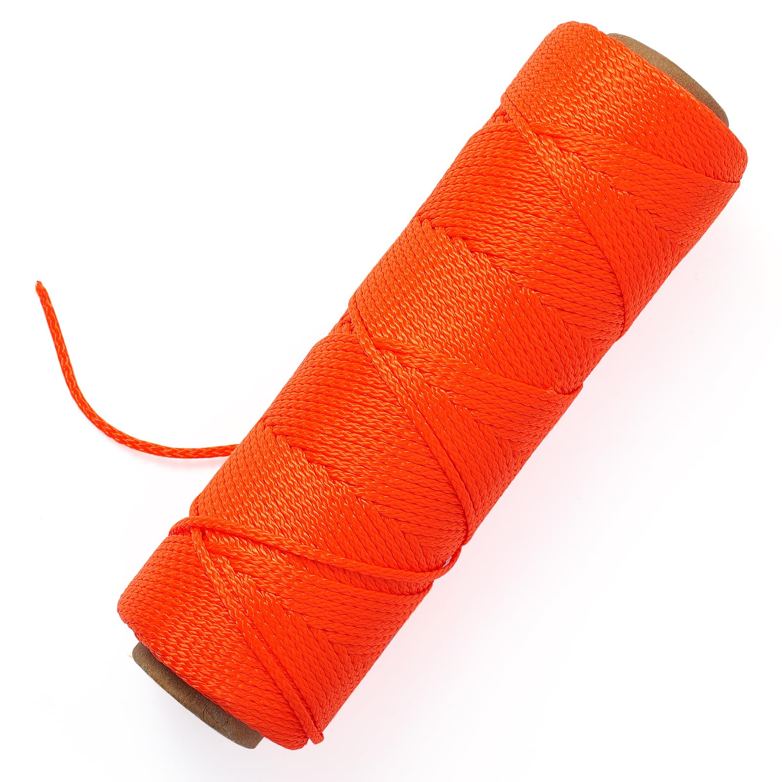 **250Ft #18 Braided Nylon Mason Line - Heavy-Duty Gardening Twine for Tomatoes, Construction Leveling & Outdoor Kite Flying - Durable & Weather-Resistant String for Masonry Tools & DIY Projects**