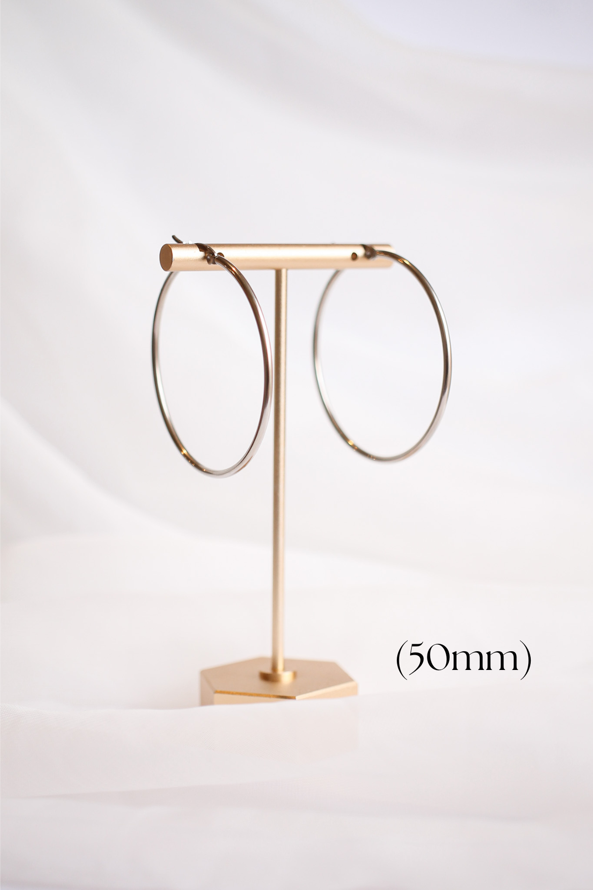 Silver Megan Hoop Earrings - 4 Size Options for Women | Perfect for Everyday Wear, Parties & Gifts