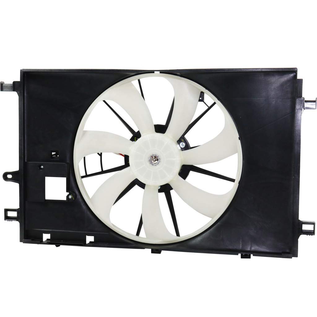 2018-2019 Toyota C-HR Radiator & AC Condenser Cooling Fan Assembly - Replacement for TO3115199 | 16363-0T210 - Perfect for Summer Driving & Overheating Prevention