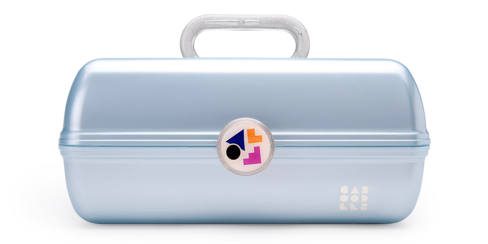 Caboodle On The Go Girl Makeup Organizer - Portable Cosmetic Case for Travel, School & Gym - Perfect for Teens & Women (Pink) | Compact Storage for Makeup Brushes, Lipsticks & Beauty Essentials