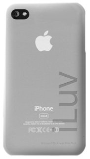 iLuv SILK Soft Coated Opaque Acrylic Case for iPhone 4 - White - Compatible with AT&T iPhone - Slim Protective Cover for Everyday Use & Travel