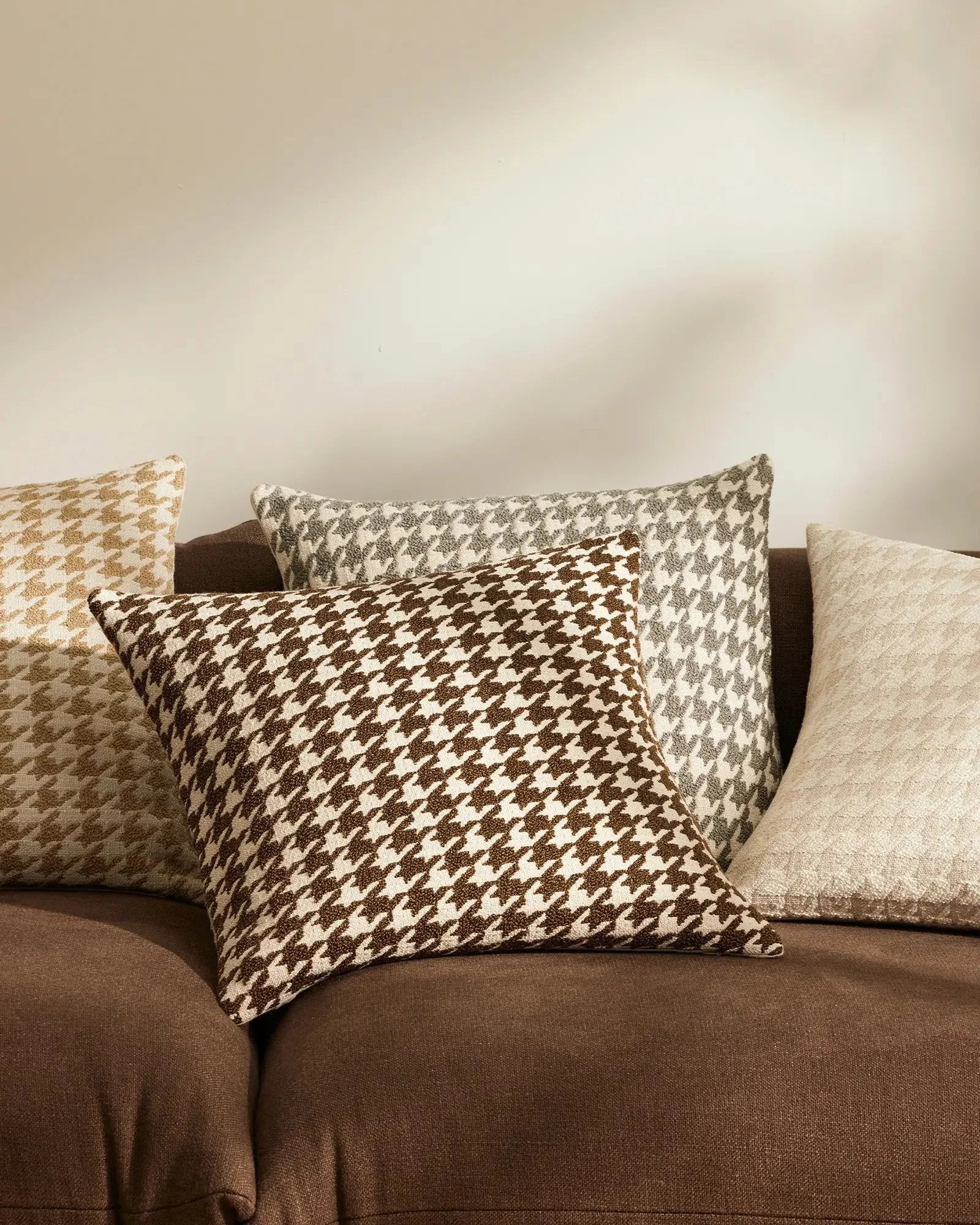 Giovanni Cushion Cocoa - Soft & Comfortable Throw Pillow for Sofa, Bed, Chair - Perfect for Living Room, Bedroom Decor & Home Styling