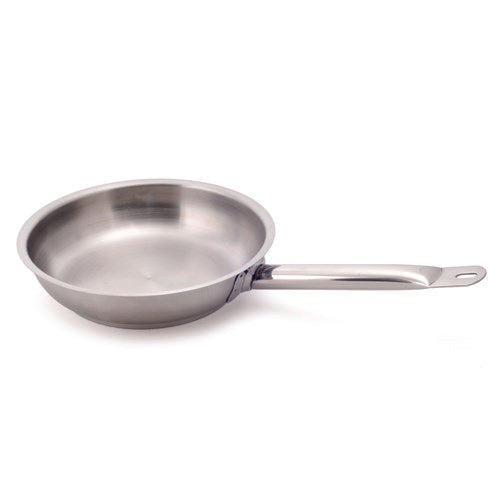 Premium 11-inch Stainless Steel Fry Pan - Culinary Essentials 859098 Nonstick Skillet for Professional Cooking | Perfect for Searing, Sauteing & Frying | Induction Compatible Kitchen Essential