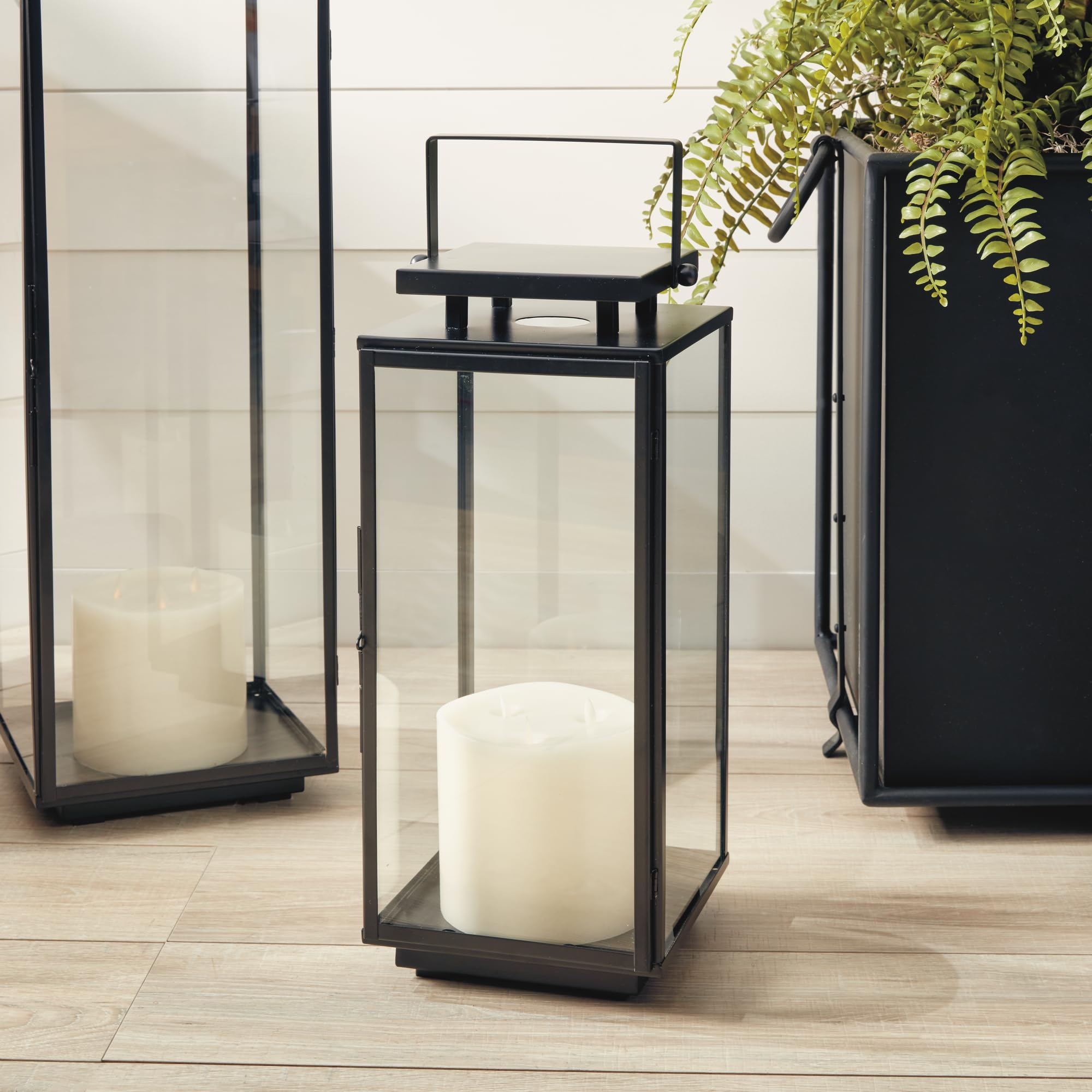 Napa Home & Garden Alden Small Black Outdoor Wall Lantern - Weatherproof Porch Light for Patio, Garden & Entryway Lighting