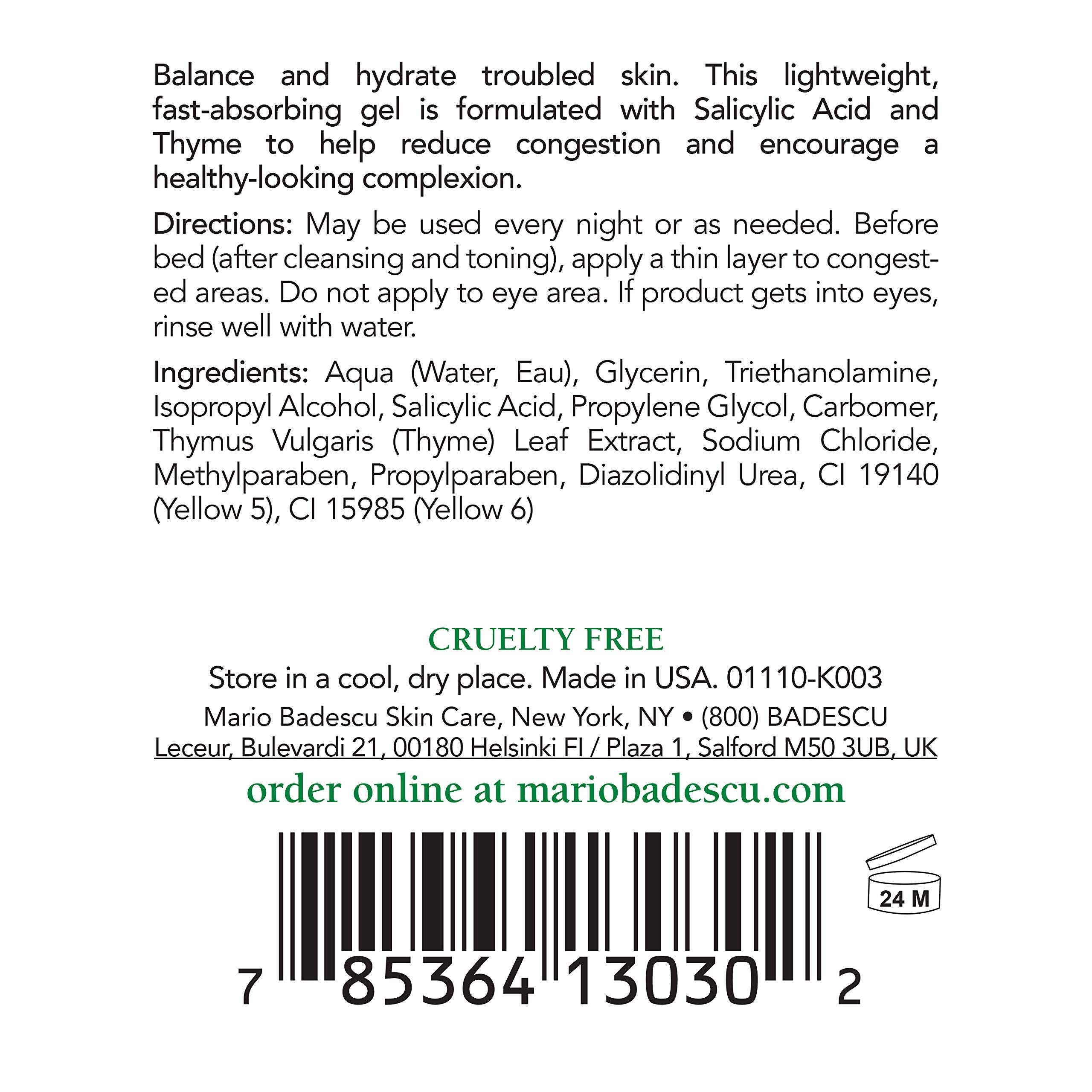 Mario Badescu Anti Acne Serum for Combination & Oily Skin - Salicylic Acid & Glycerin Clarifying Gel-Serum to Unclog Pores | Perfect for Daily Skincare Routine & Blemish Control