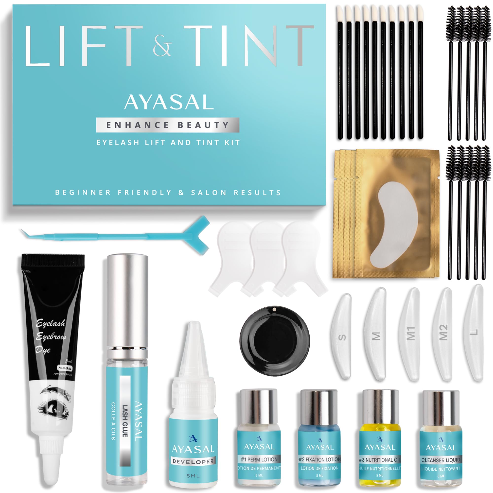 **Korean Lash Lift Kit - Gentle Eyelash Perm with Non-Irritating, Thio-Free Formula for Natural Volume & Curl | Step-by-Step Guide for Home Use | Perfect for DIY Beauty & Salon-Quality Results**