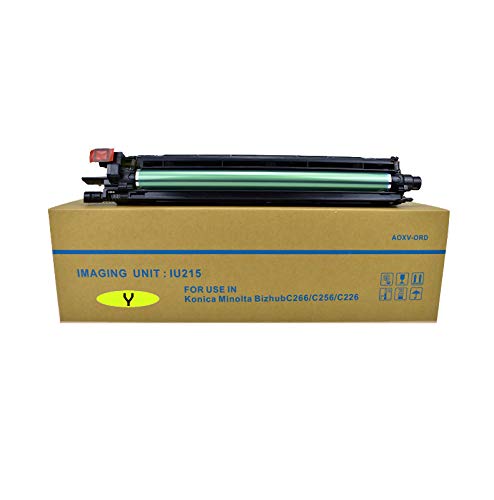 HLDC Compatible Imaging Unit Replacement for Konica Minolta Bizhub C226 C266 C256 - IU-215 Drum Kit (Cyan, Yellow, Magenta) | High-Quality Copier Supplies | Perfect for Office Printing & Document Reproduction