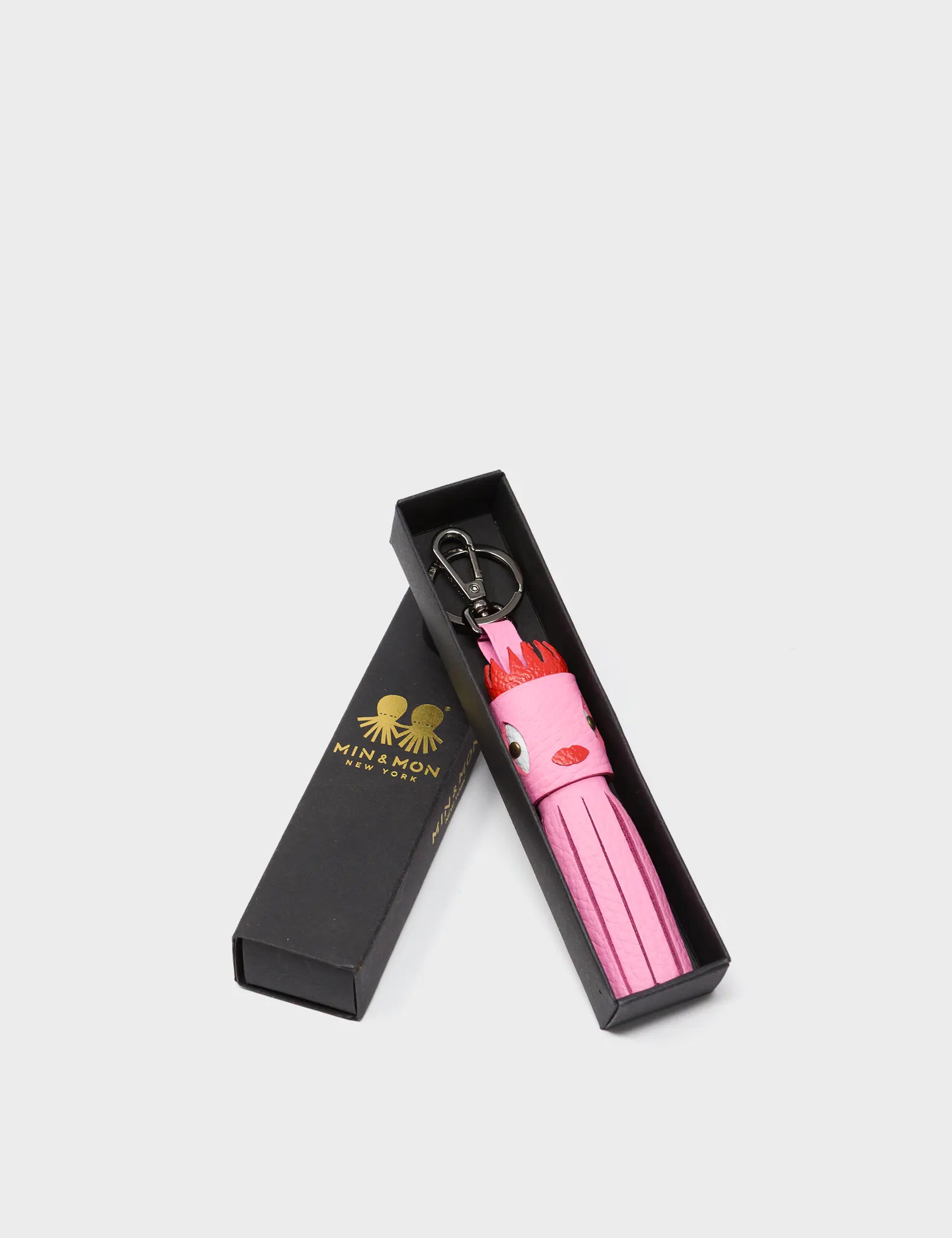 Queen Callie Marie Charm - Soft Neon Pink Leather Keychain for Women, Girls - Perfect for Keys, Bags & Gifts | Trendy Accessory for Everyday Use