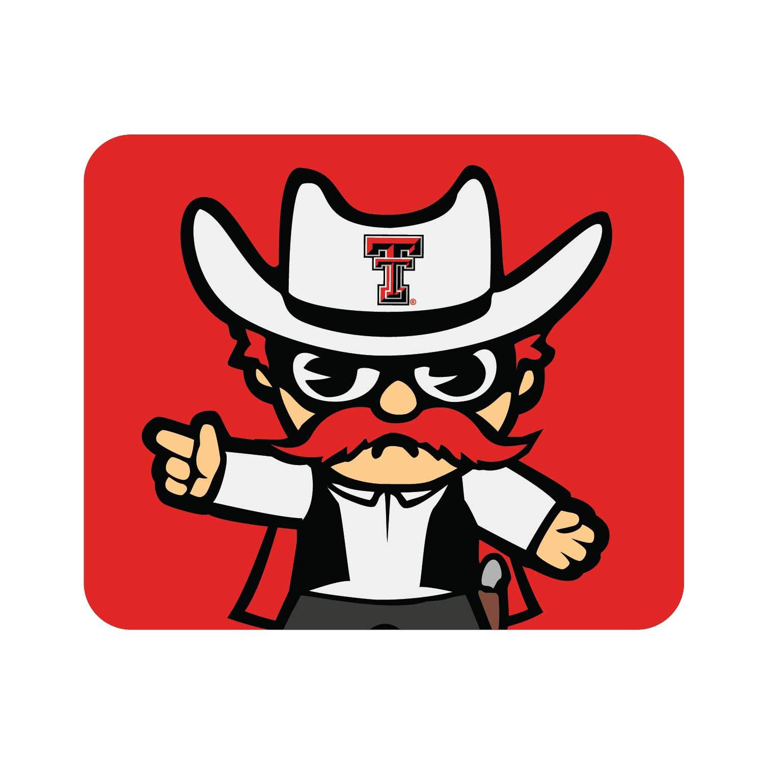 Texas Tech University Fabric Mouse Pad - Standard Size Non-Slip Desk Mat for Gaming & Office Use - OTM Essentials College Themed Computer Accessories - Perfect for Dorm, Home & Work Setup